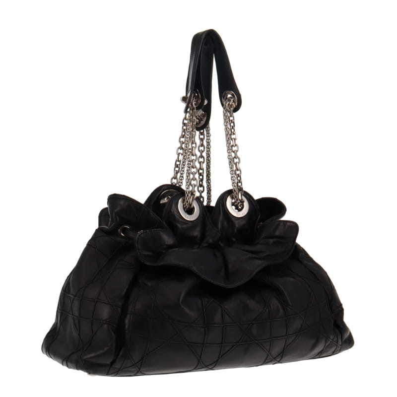 Dior Vintage Le Trente Black Lamb Shoulder Bag