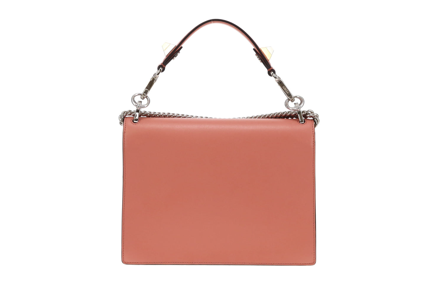 Fendi Large Nappa Leather Kan I Bow Bag Soft Pink