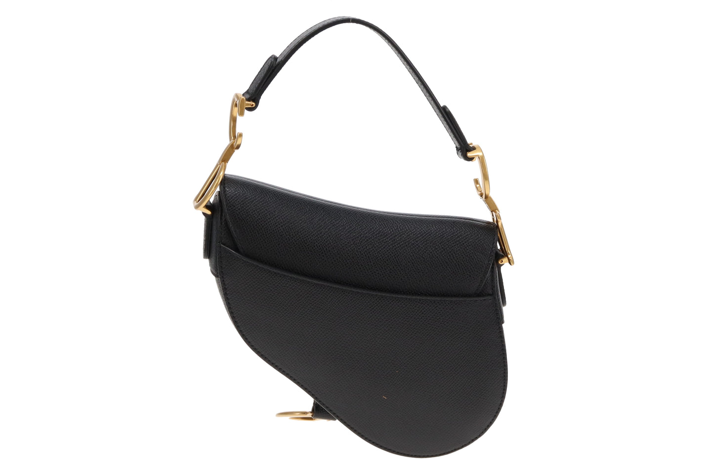 Dior Black Mini Saddle Bag With Strap