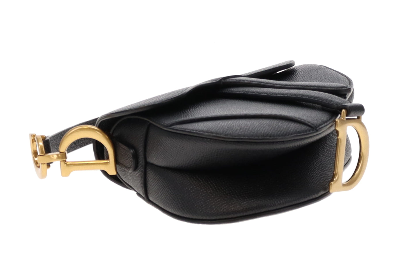 Dior Black Mini Saddle Bag With Strap