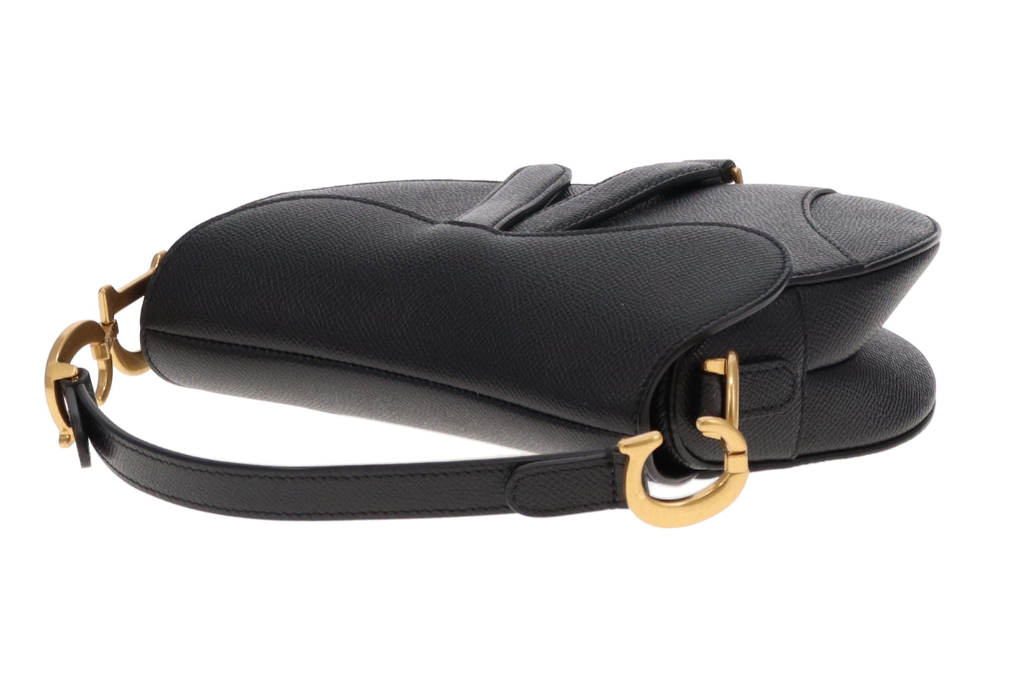 Dior Black Mini Saddle Bag With Strap