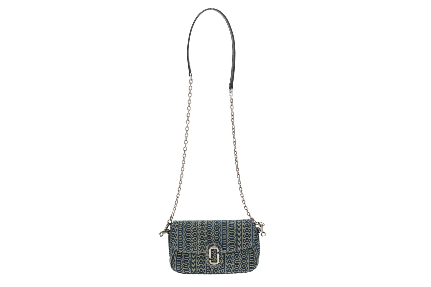 Marc Jacobs Sun Faded Denim The Clover Shoulder Bag