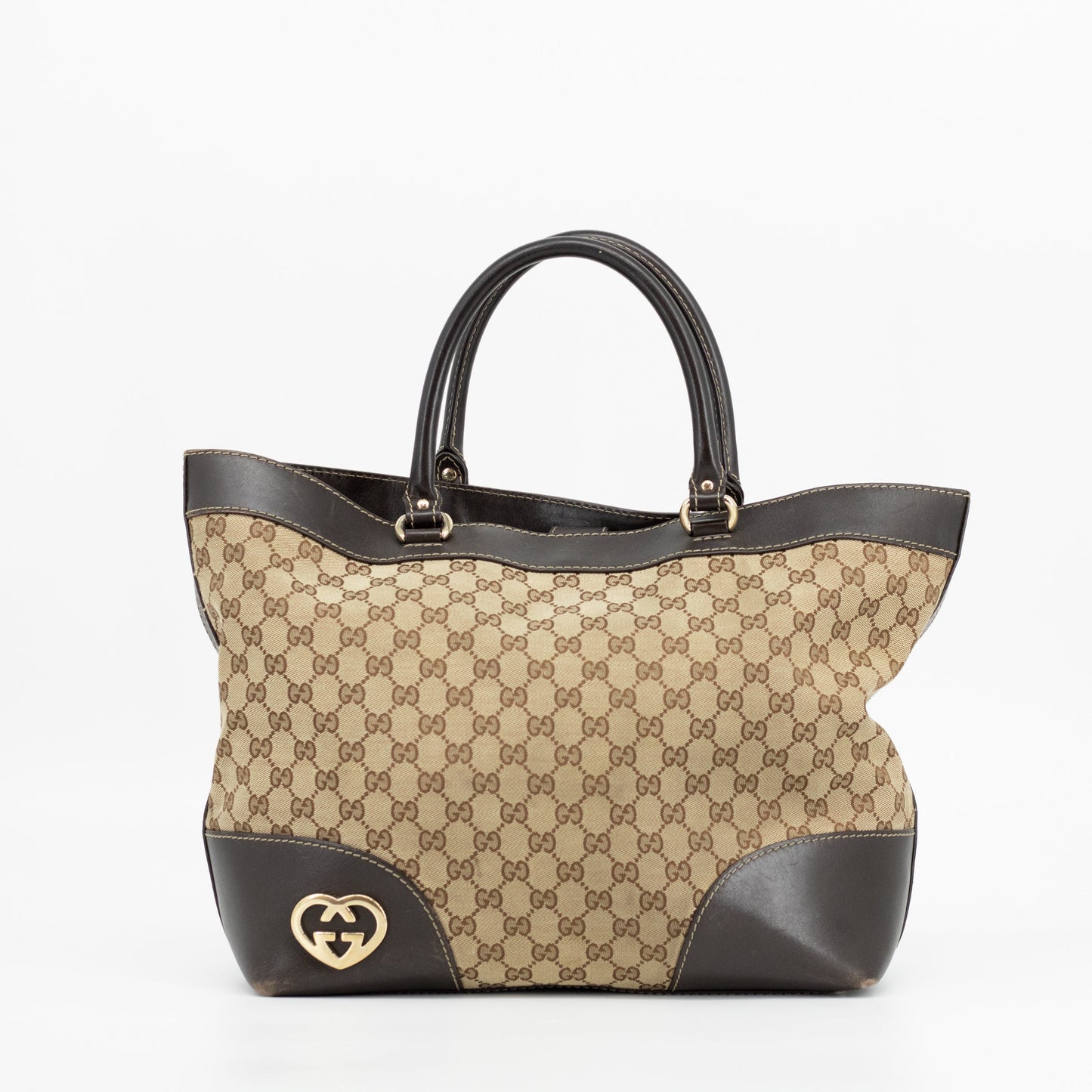 Gucci GG Canvas GG Canvas Interlocking Lovely Handbag Tote Bag