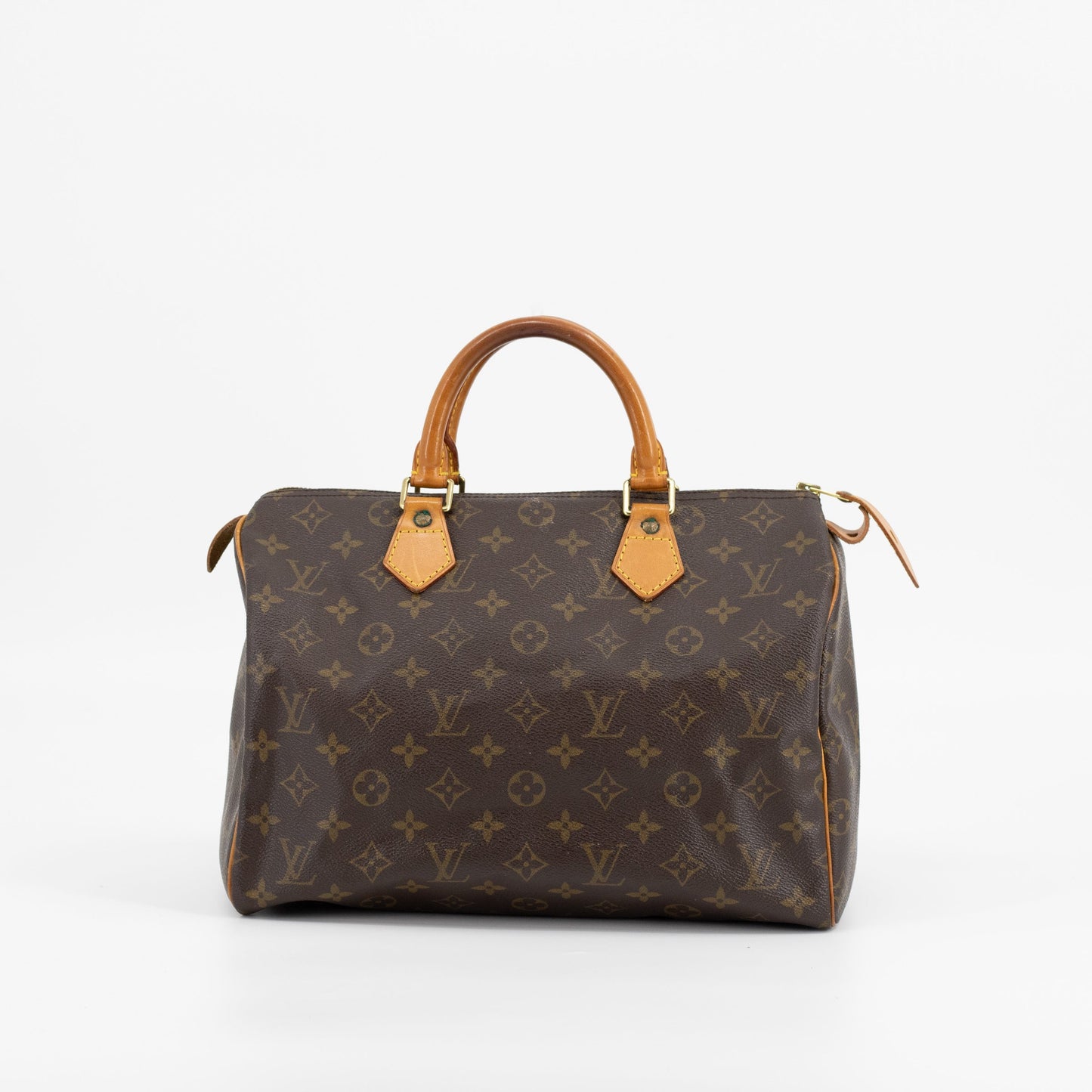 Louis Vuitton Monogram Speedy 30 Brown Canvas Handbag