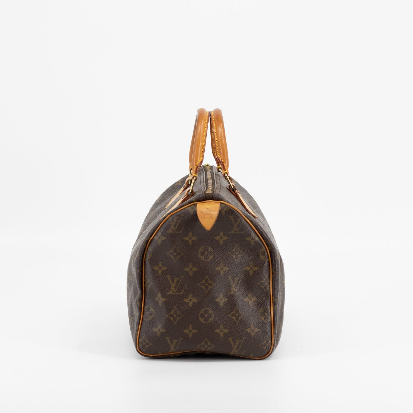 Louis Vuitton Monogram Speedy 30 Brown Canvas Handbag