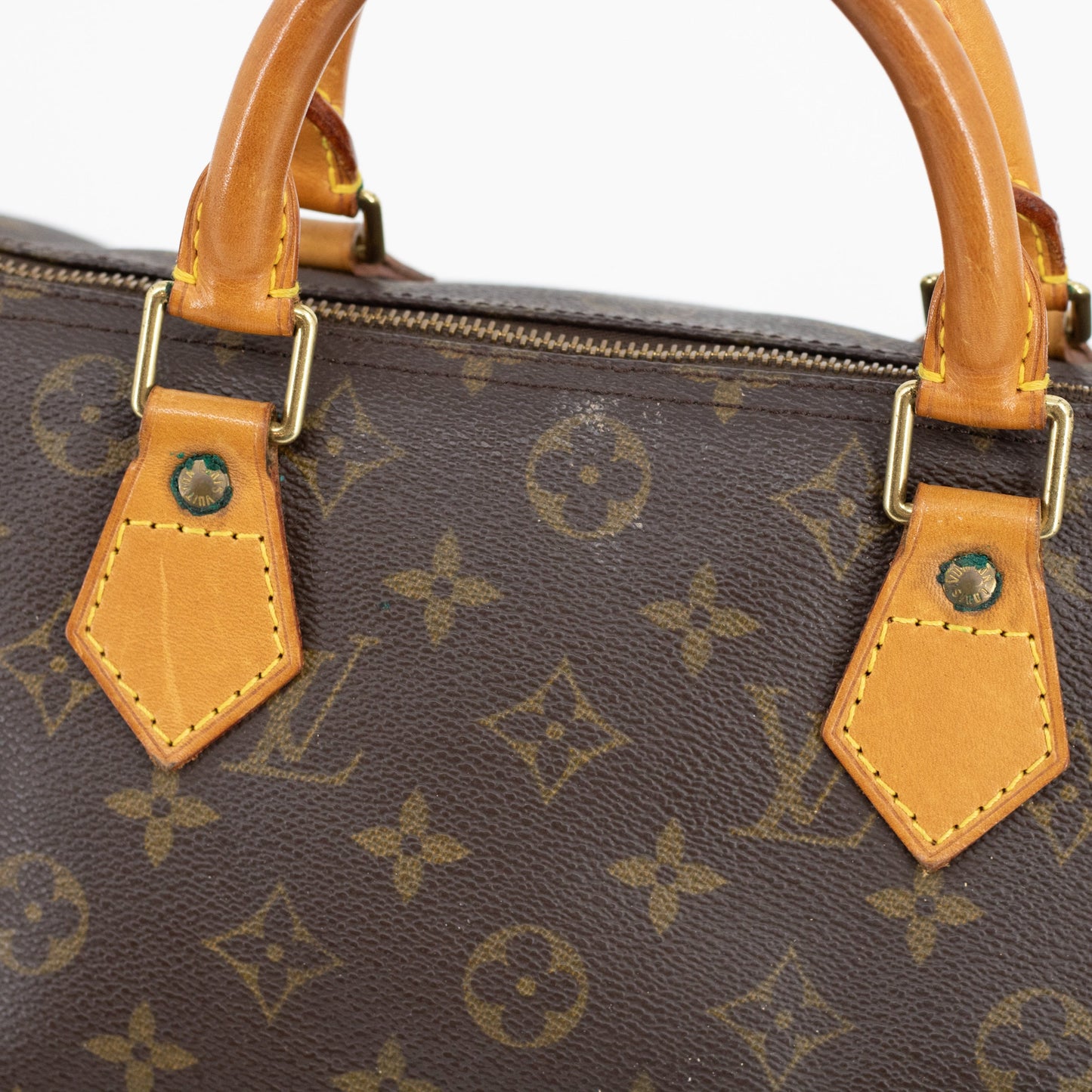 Louis Vuitton Monogram Speedy 30 Brown Canvas Handbag