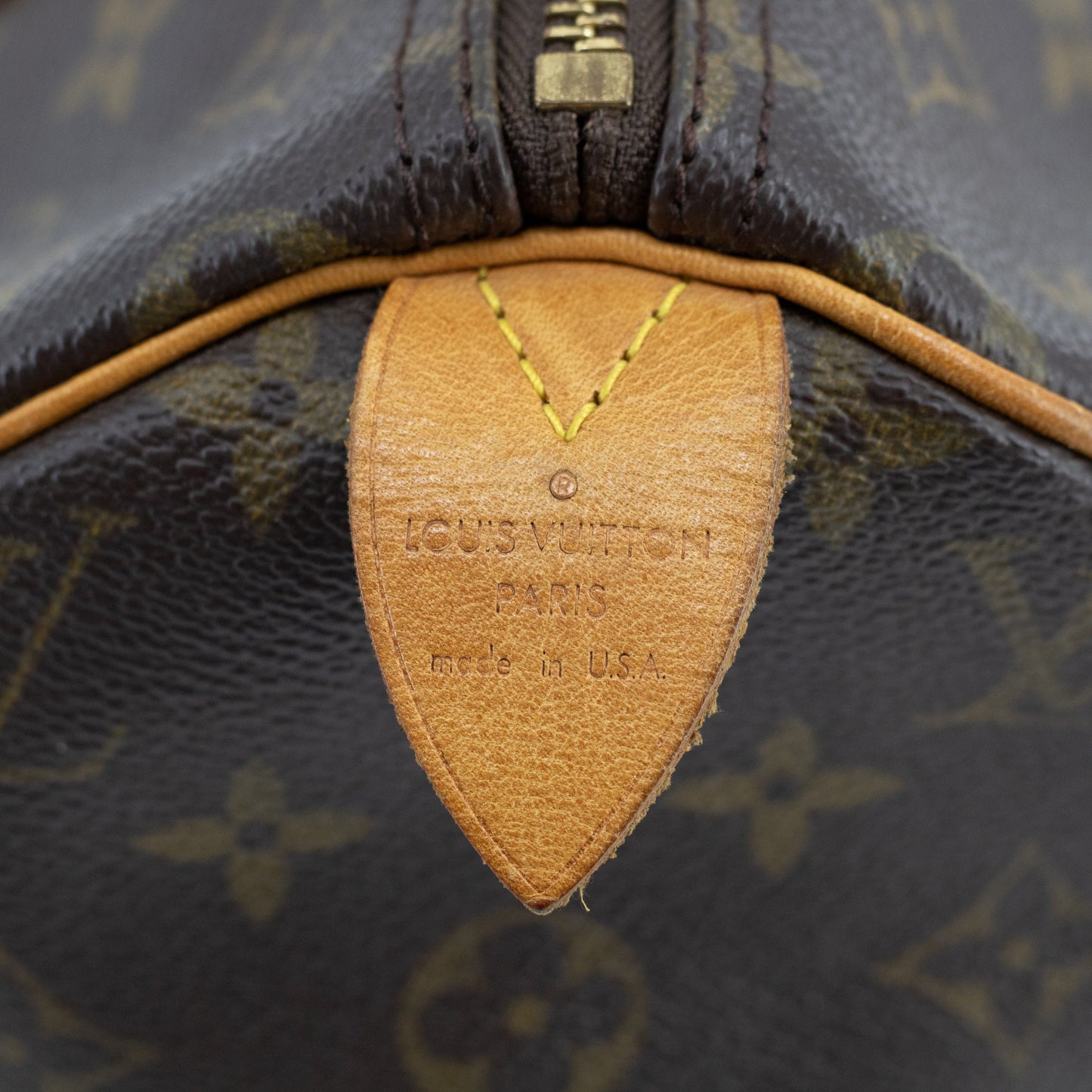 Louis Vuitton Monogram Speedy 30 Brown Canvas Handbag