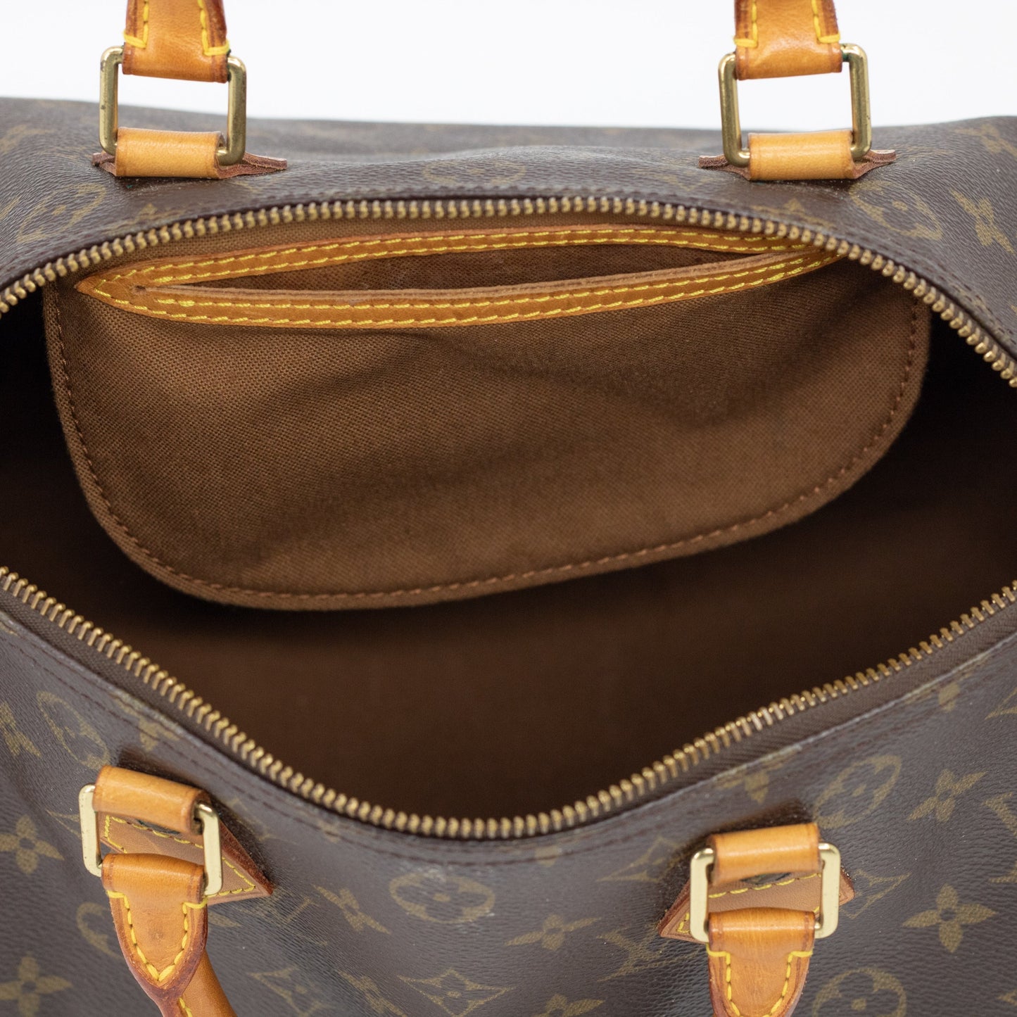 Louis Vuitton Monogram Speedy 30 Brown Canvas Handbag