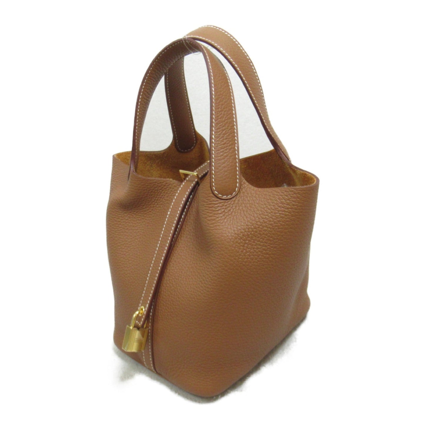 Hermes Picotin Lock PM G Handbag Handbag Handbag Leather Togo  Brown 056289CC