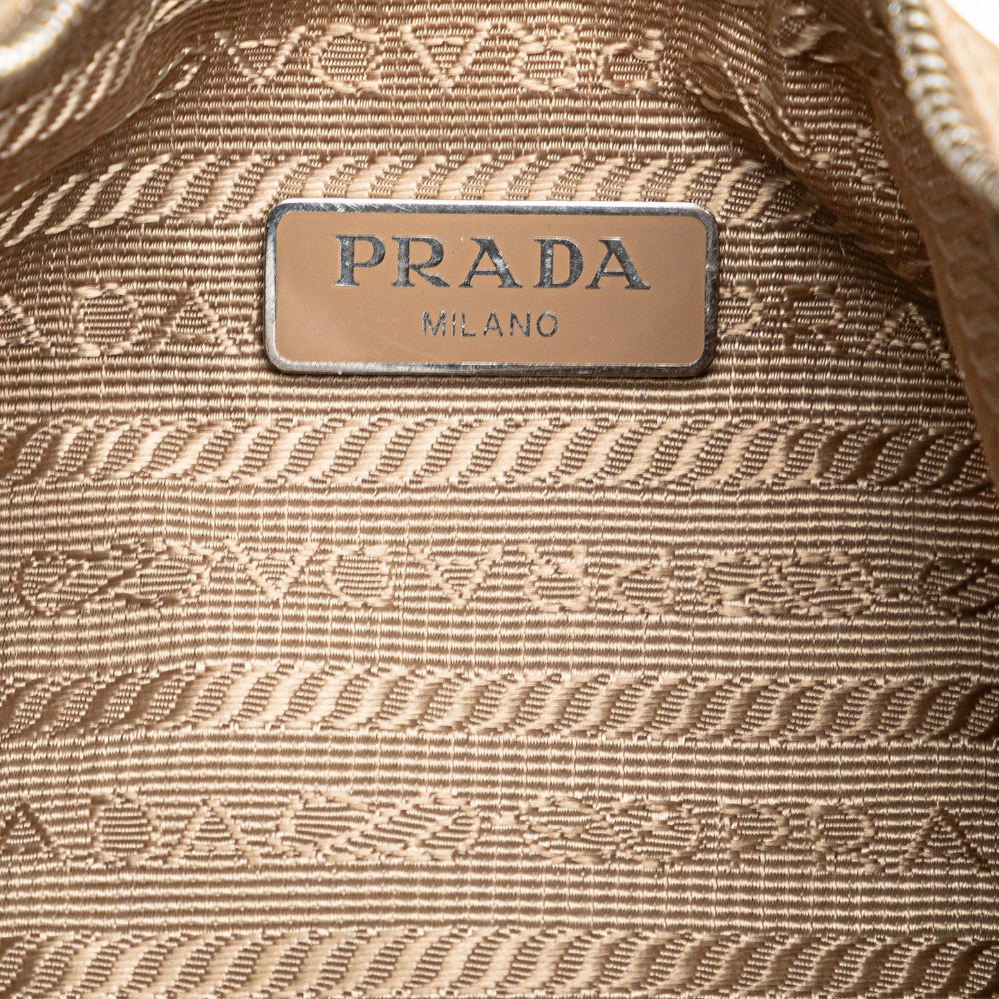 Prada Re-Edition 2005 Beige Nylon Canvas