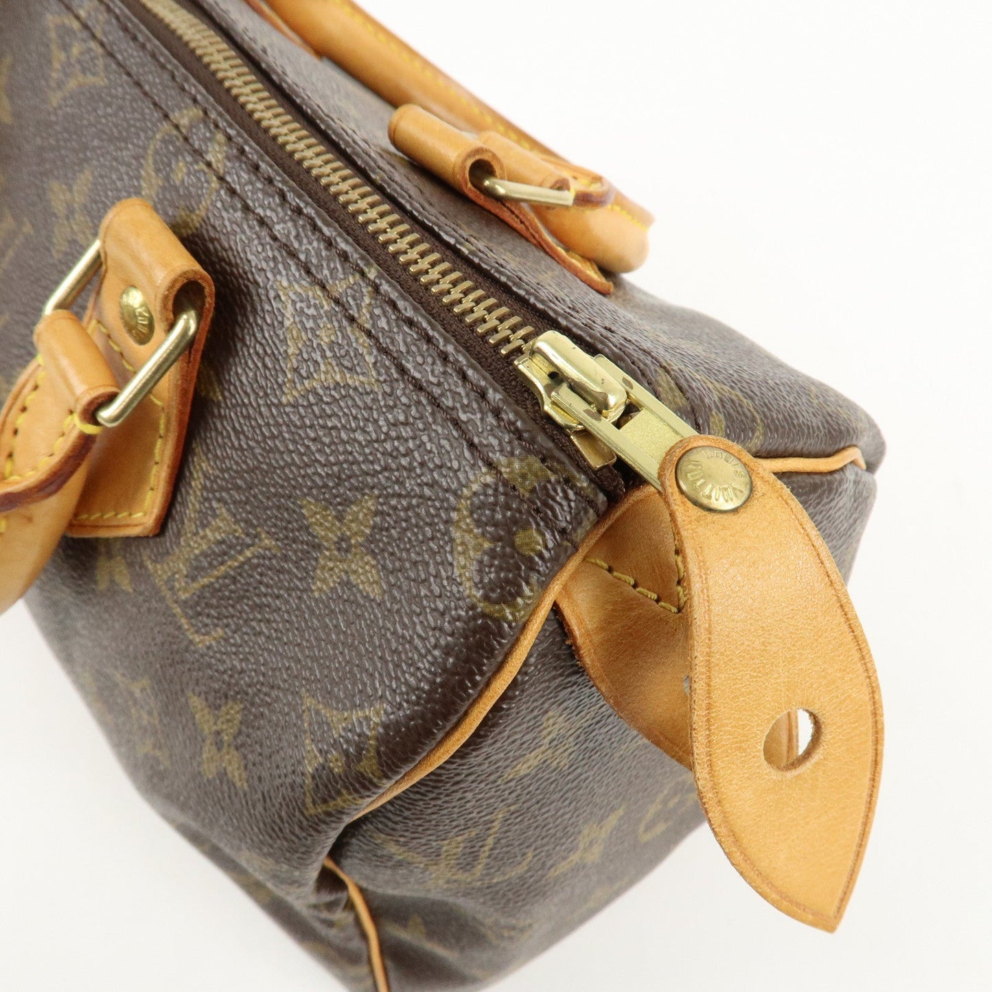 Louis Vuitton Monogram Speedy 25 Hand Bag Boston Bag M41528