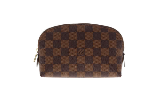 Louis Vuitton Damier Ebene Canvas Cosmetic Pouch PM