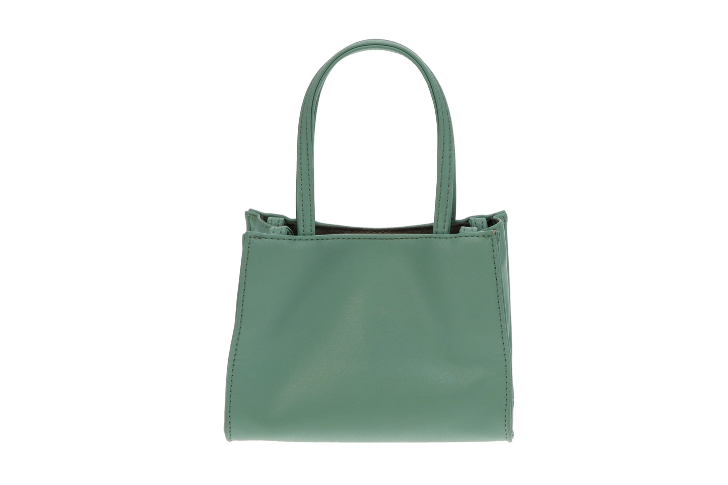 Telfar Sage Coloured Faux Leather Small Shopping Bag