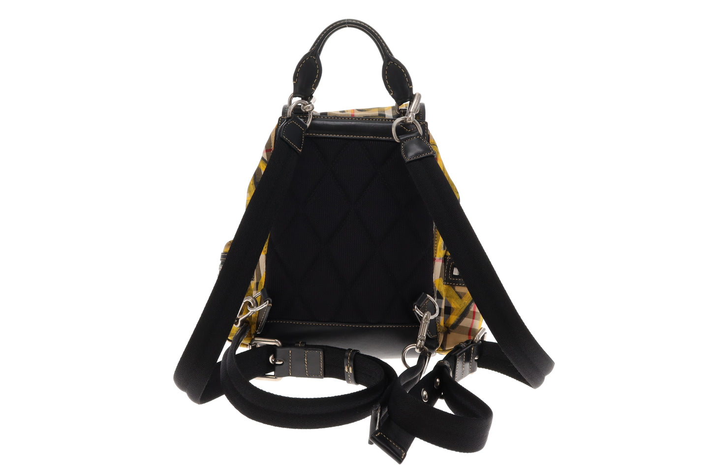 Burberry Graffiti Check Mini Backpack