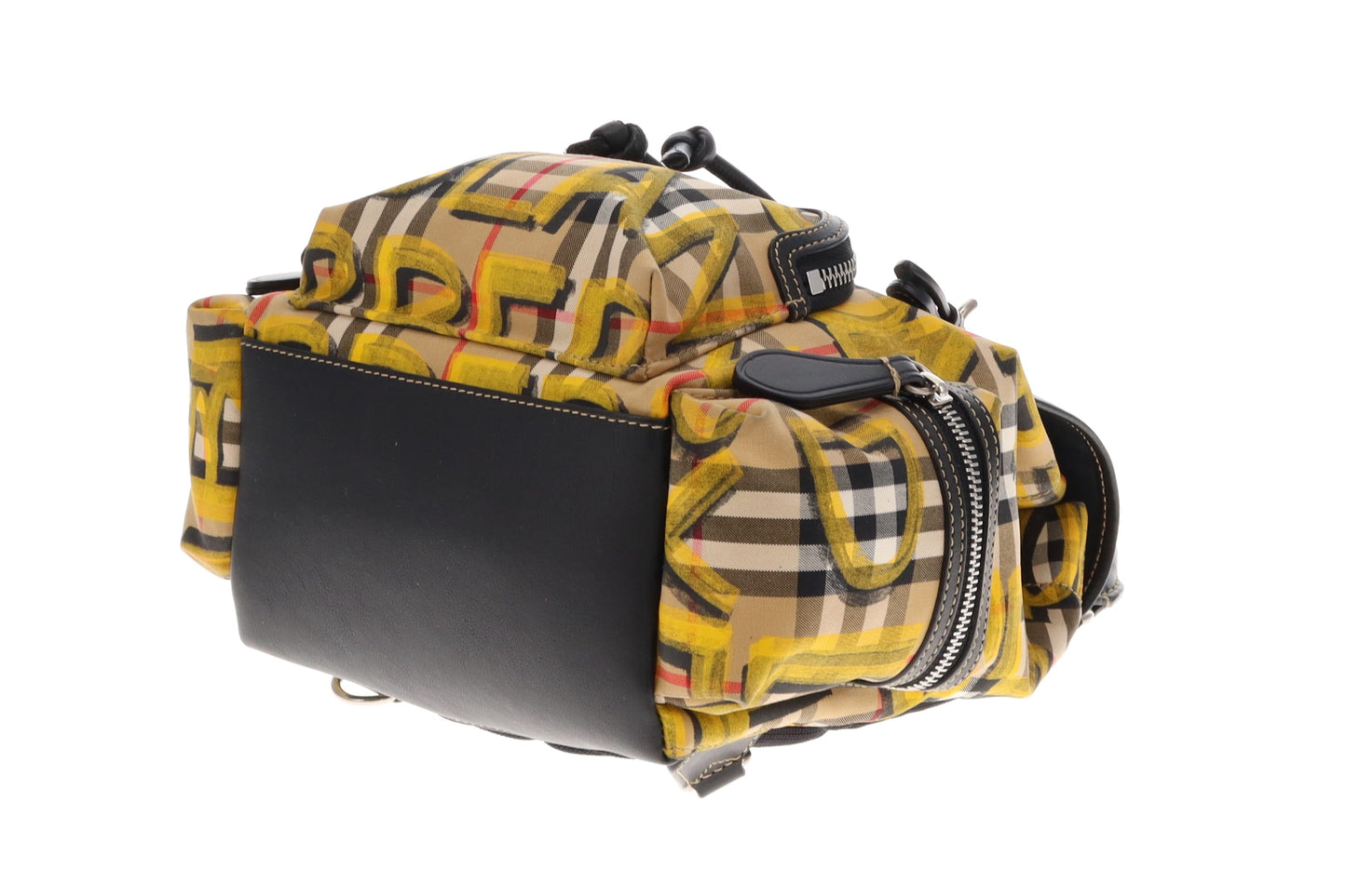 Burberry Graffiti Check Mini Backpack