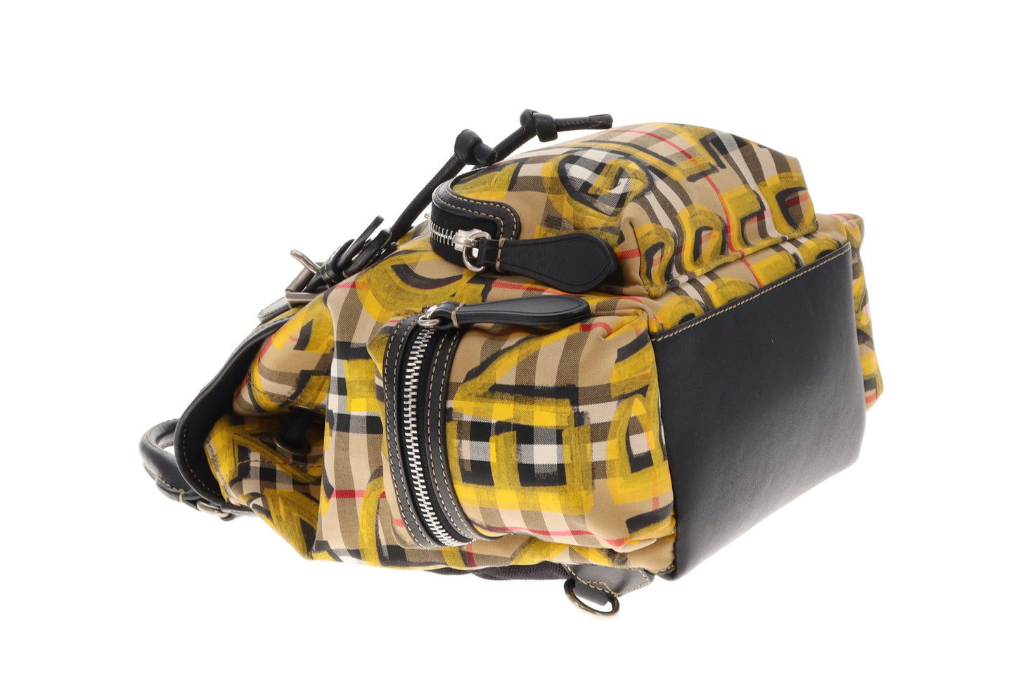 Burberry Graffiti Check Mini Backpack