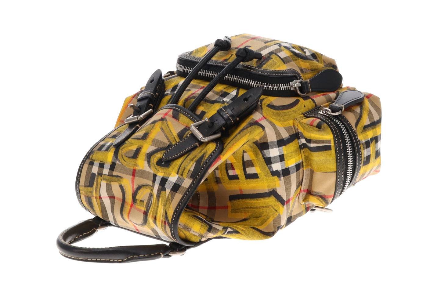 Burberry Graffiti Check Mini Backpack