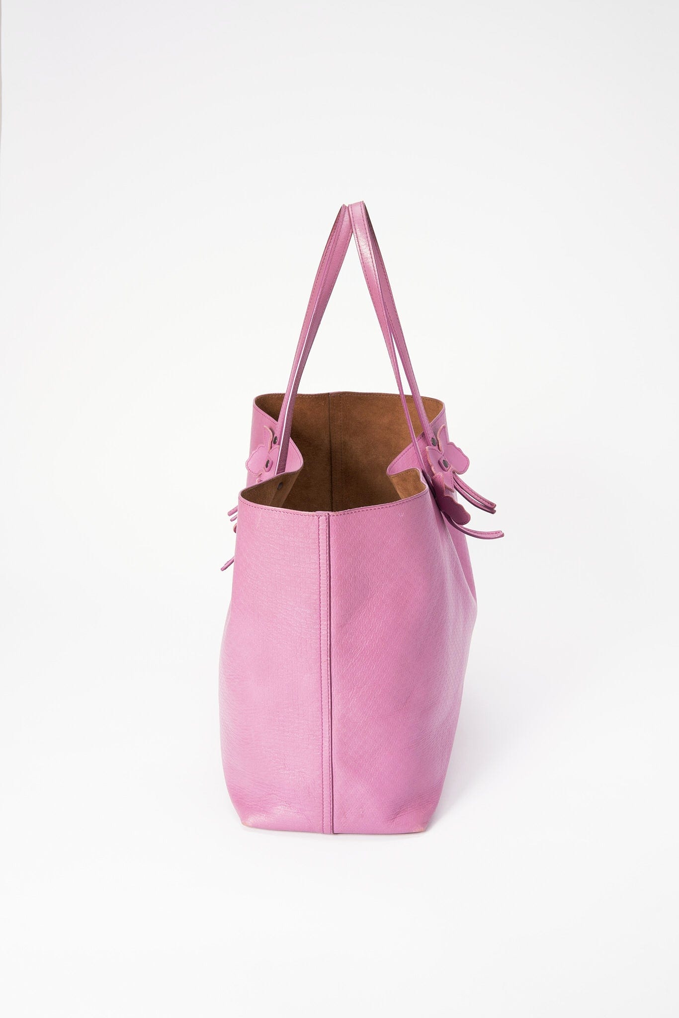 Bottega Veneta Butterfly Leather Tote Bag - Pink