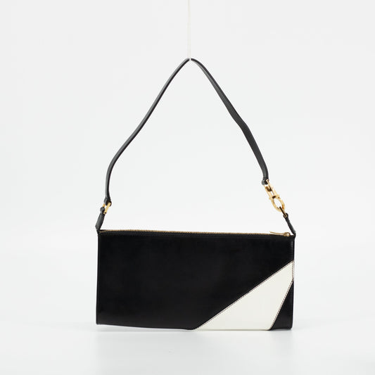 Salvatore Ferragamo Black / White Pochette