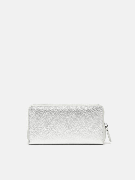 Valentino Bags Divina Zip Around Wallet - Argento