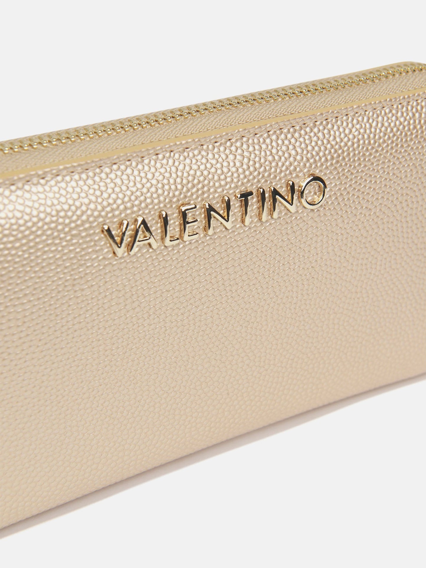 Valentino Bags Divina Zip Around Wallet - Gold