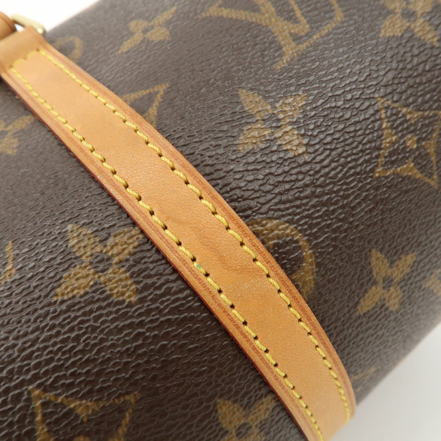 Louis Vuitton Monogram Papillon 30 Hand Bag Brown M51385