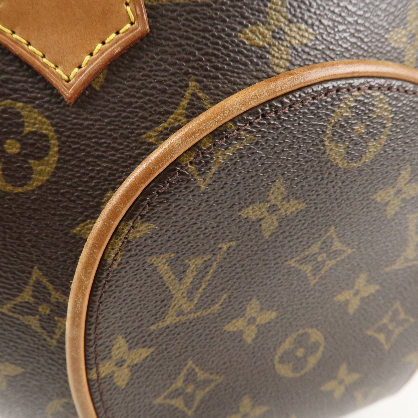 Louis Vuitton Monogram Ellipse MM Hand Bag Brown M51127