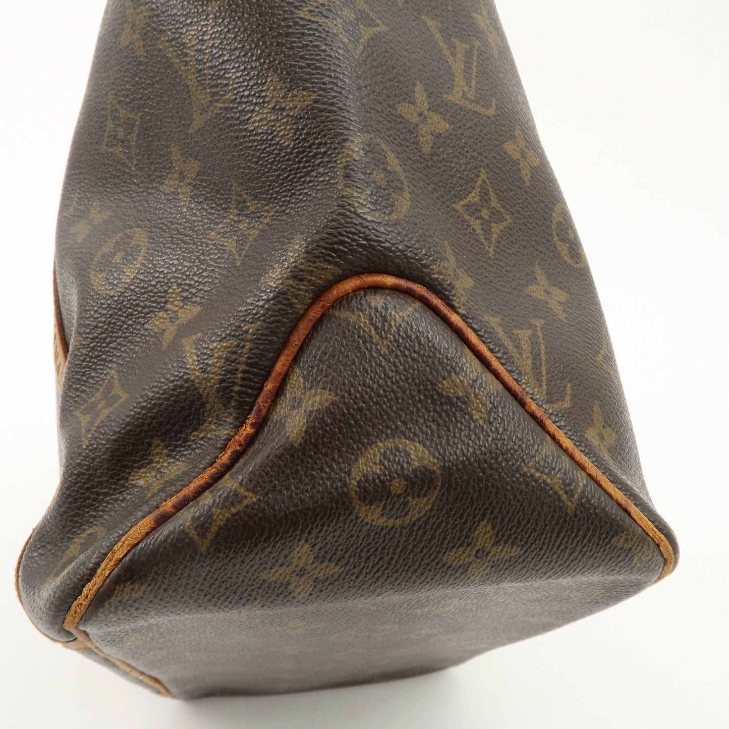 Louis Vuitton Monogram Sac Shopping Shoulder Bag Brown M51108