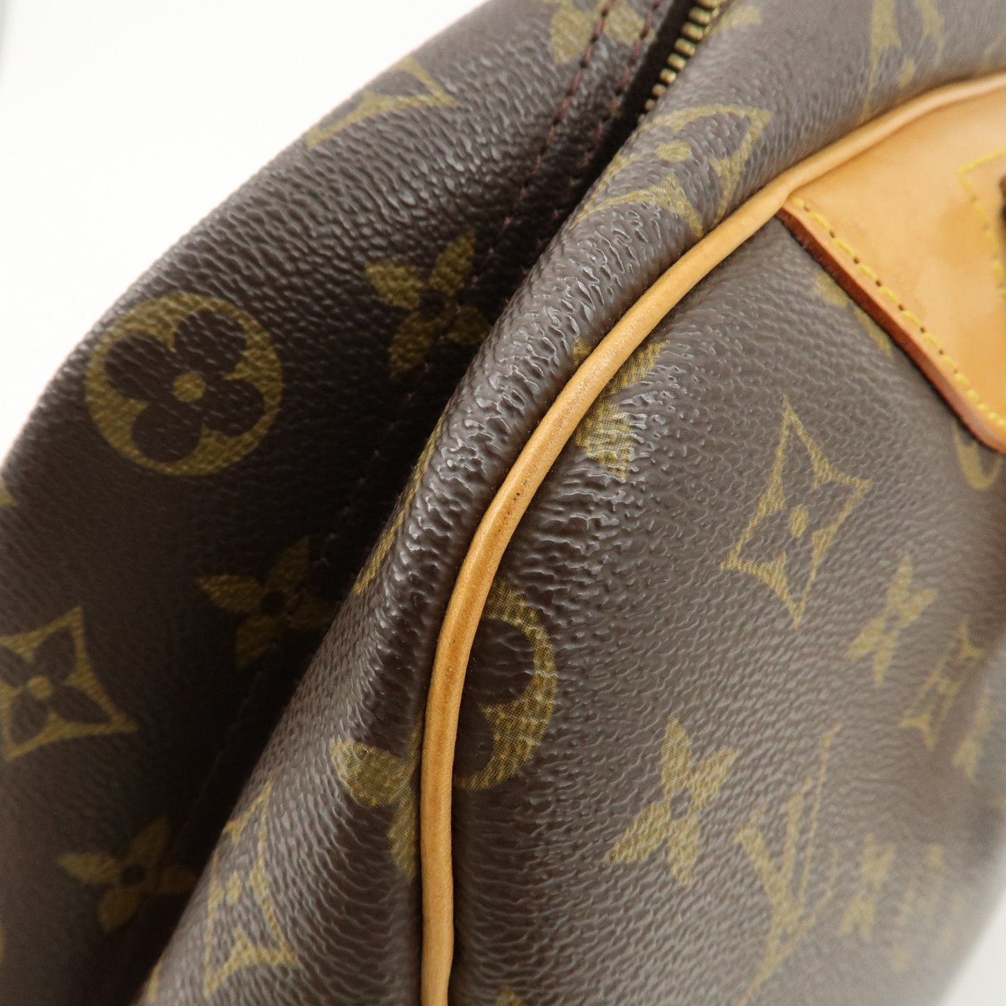 Louis Vuitton Monogram Deauville Hand Bag Brown M47270