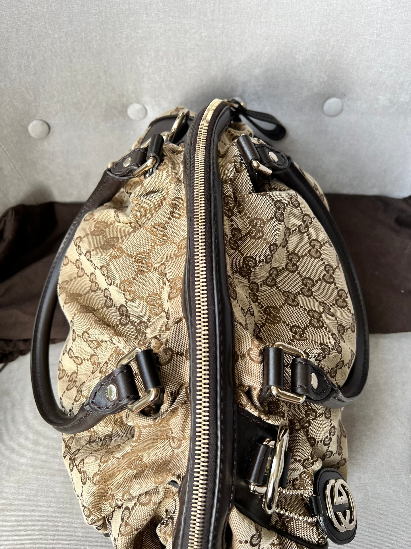 Gucci Medium Sukey Canvas Tote