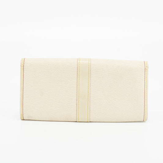 LV Ivory Suhali Portefeuille Le Favori Long Wallet #1744