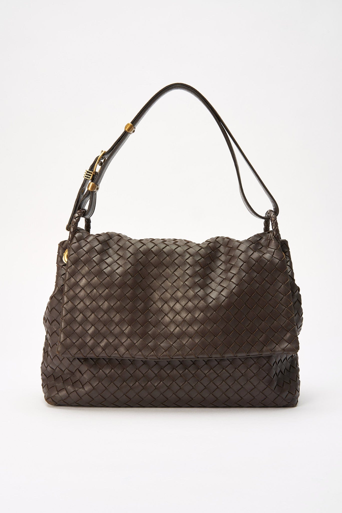 Bottega Veneta Intrecciato Leather Shoulder Bag