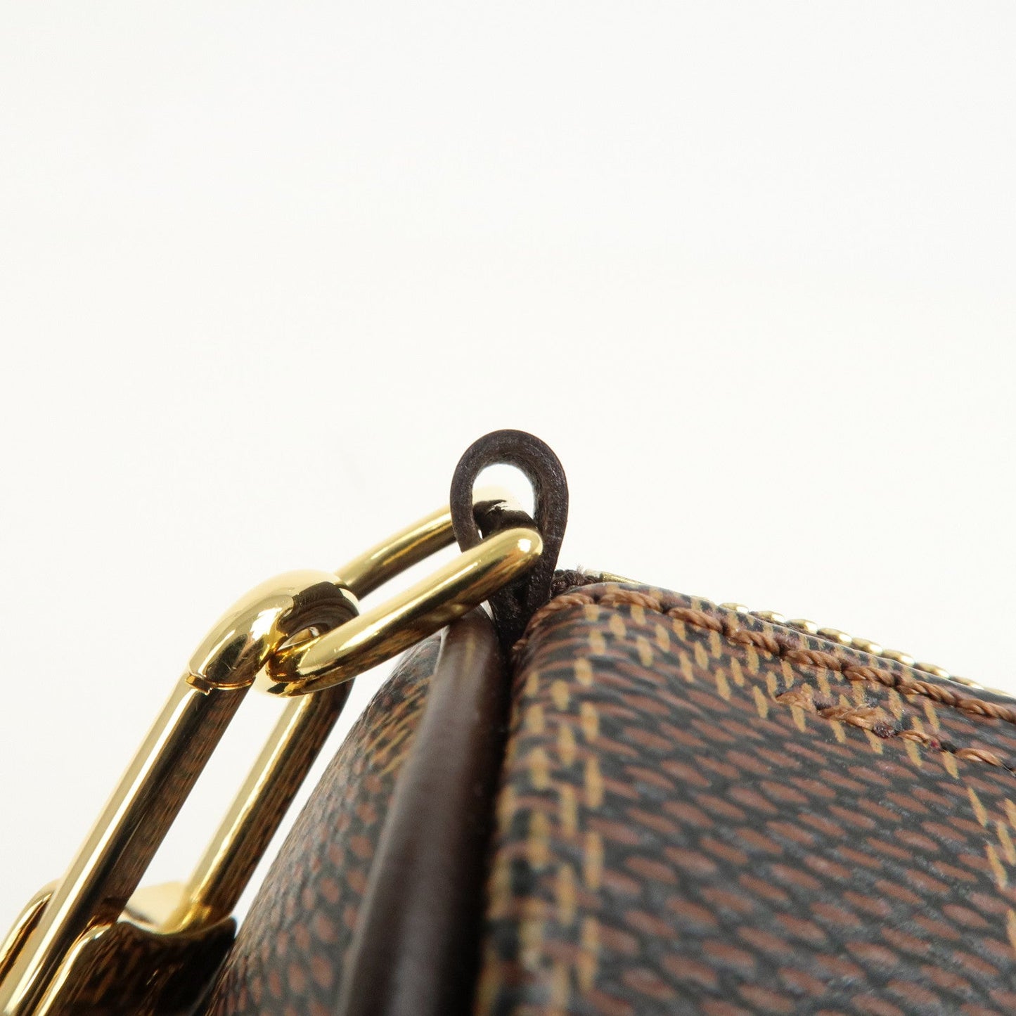 Louis Vuitton Damier Ebene Mini Puch for Papillon Bag Brown