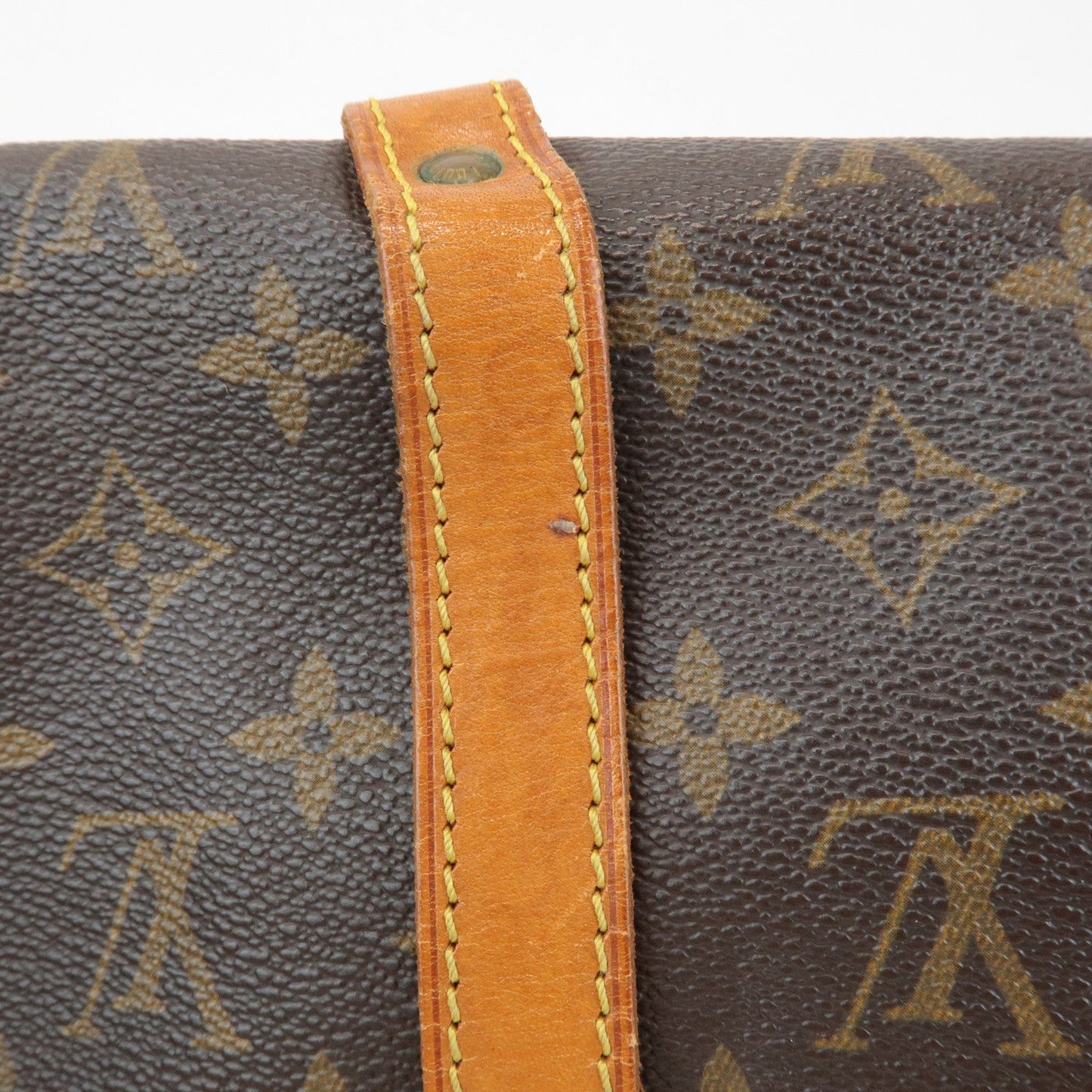 Louis Vuitton Monogram Saumur 30 Shoulder Bag Brown M42256