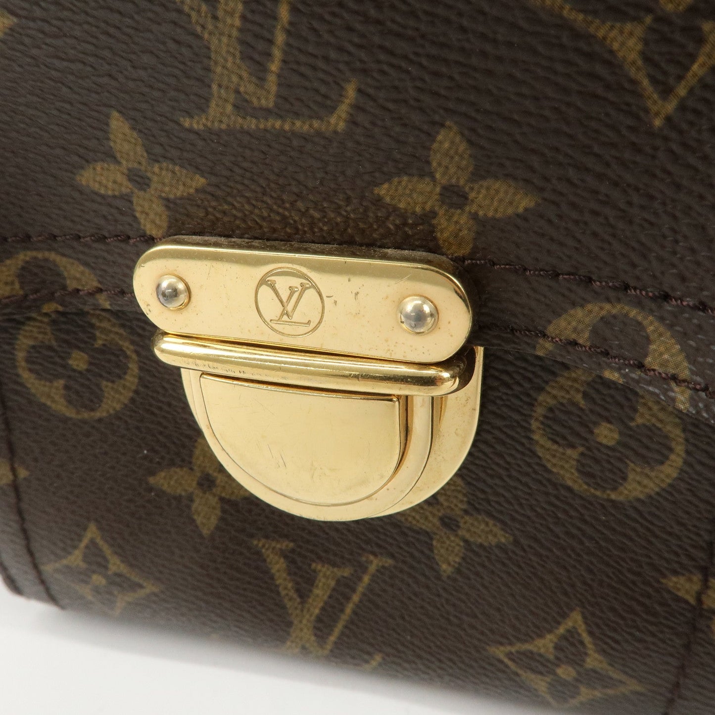 Louis Vuitton Monogram Manhattan GM Hand Bag Boston Bag M40025