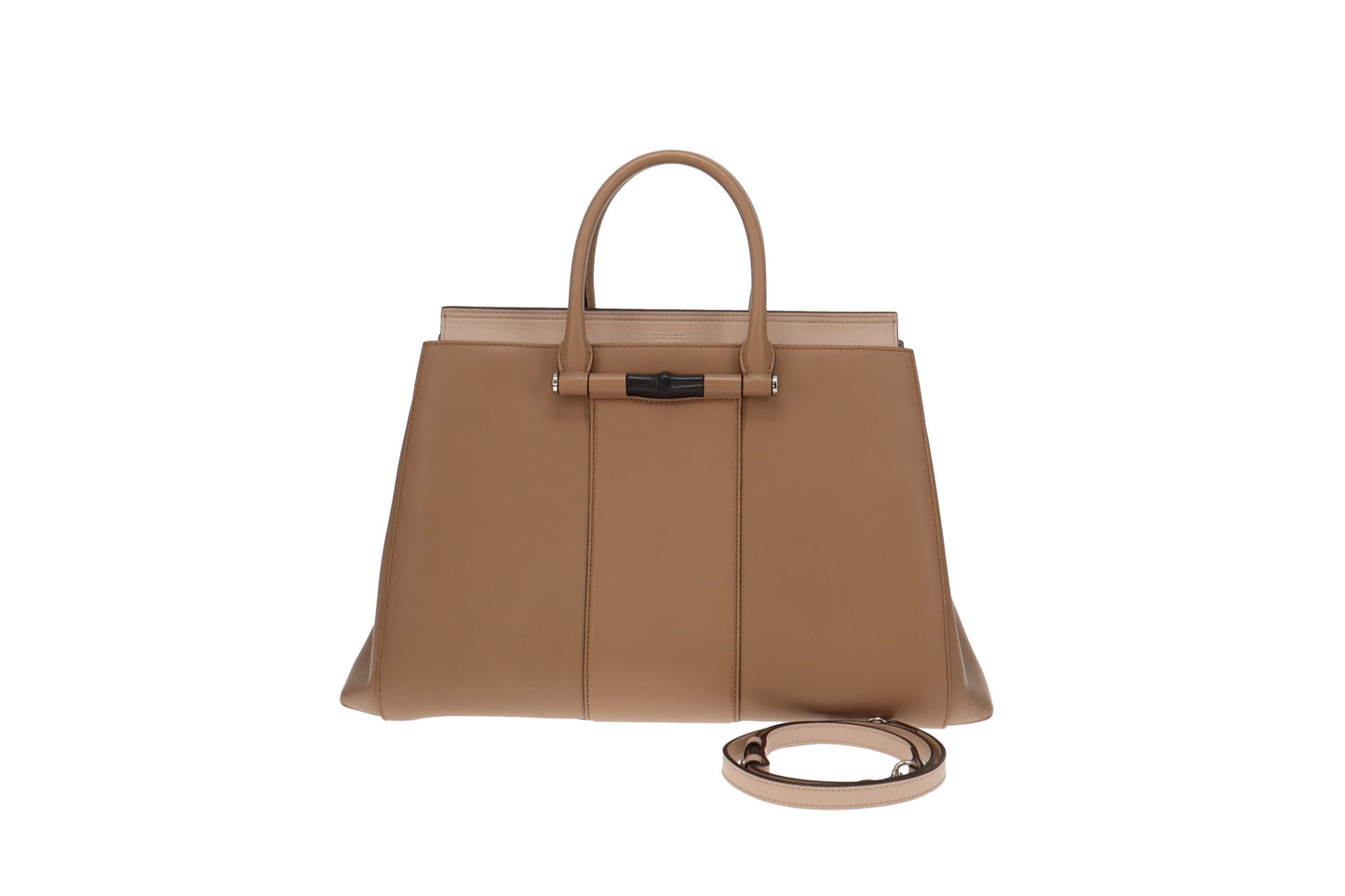 Gucci Lady Bamboo 2way Tote Beige