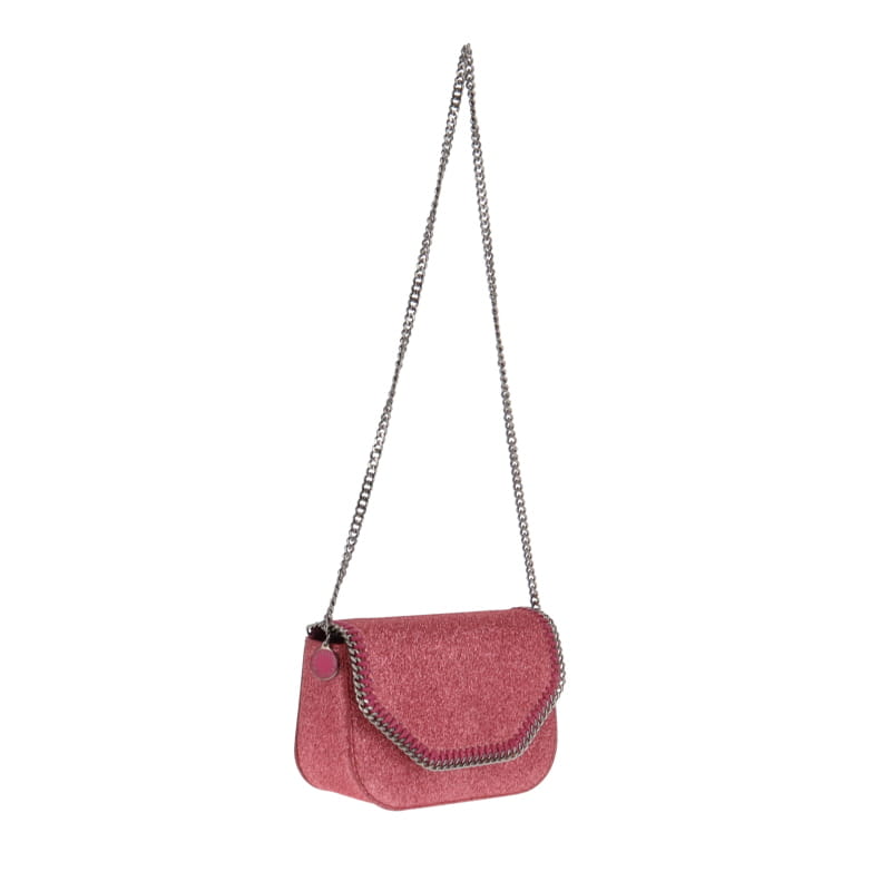 Stella McCartney Mini Box Falabella Glitter Pink