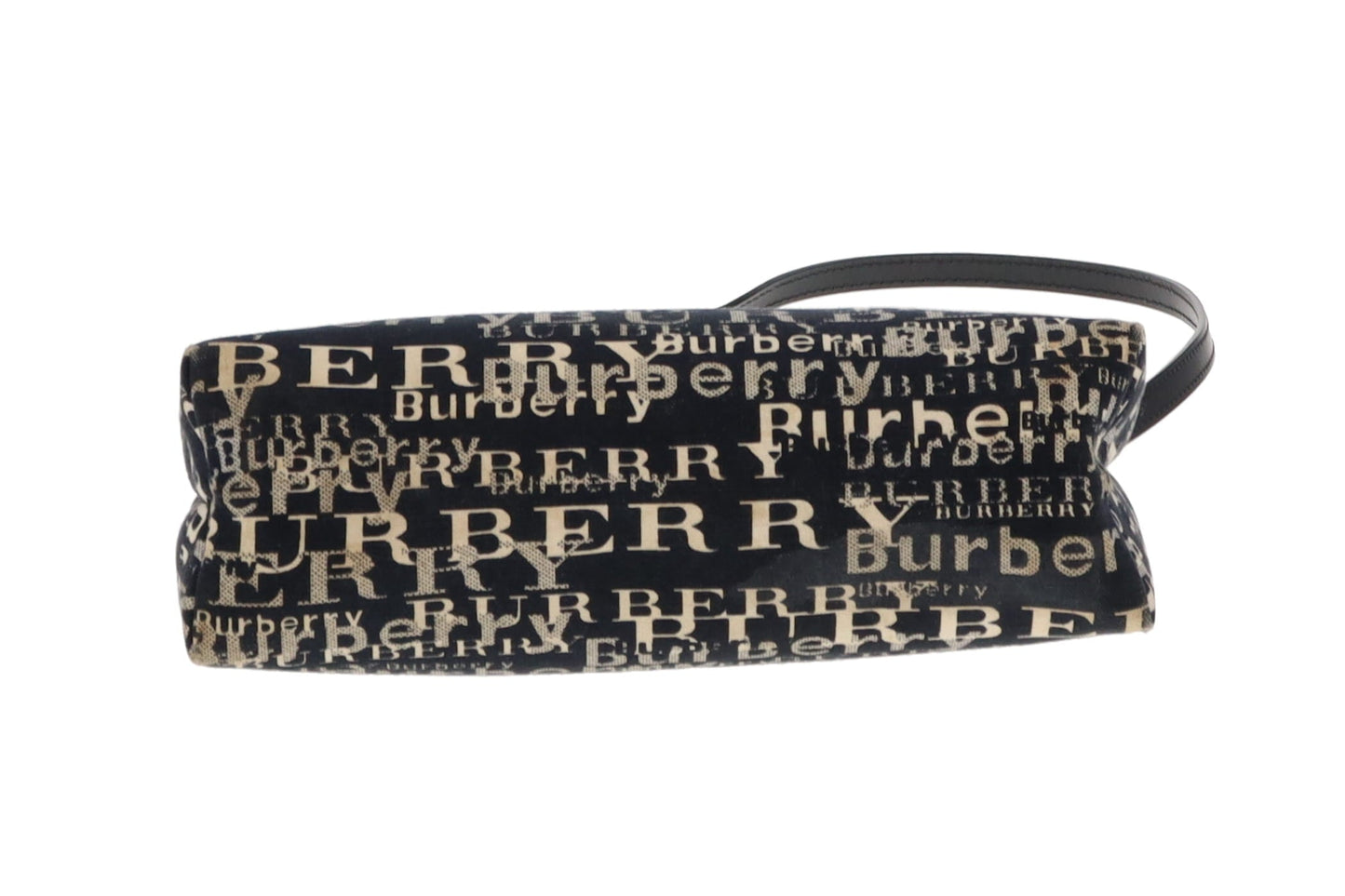 Burberry Blue and White Logo Shoulder Bag