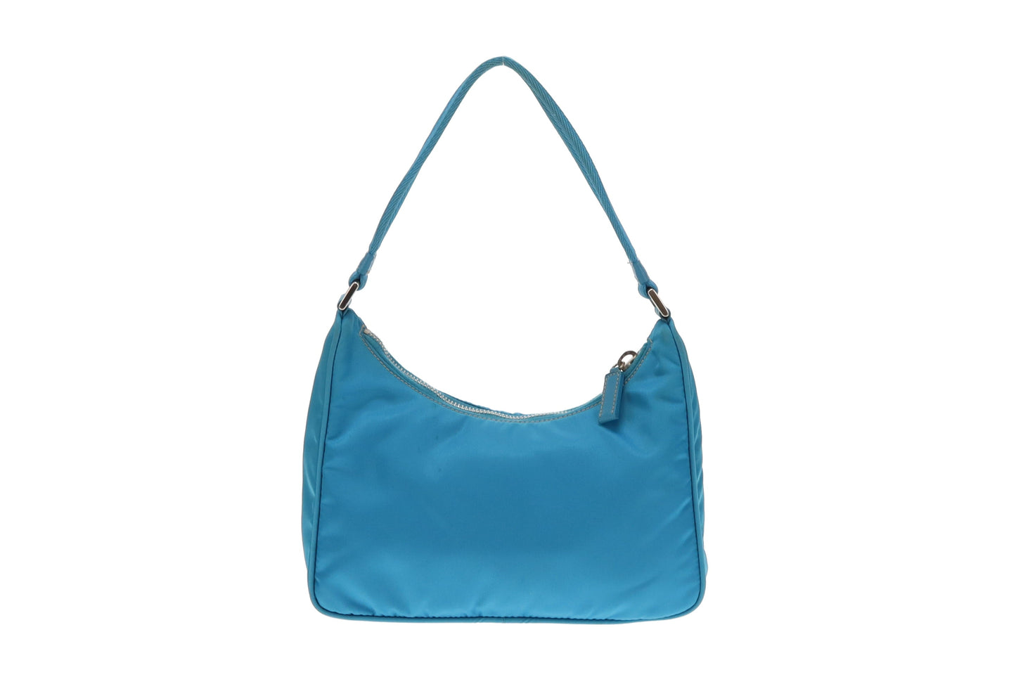 Prada Turquoise Nylon Vintage Shoulder Bag