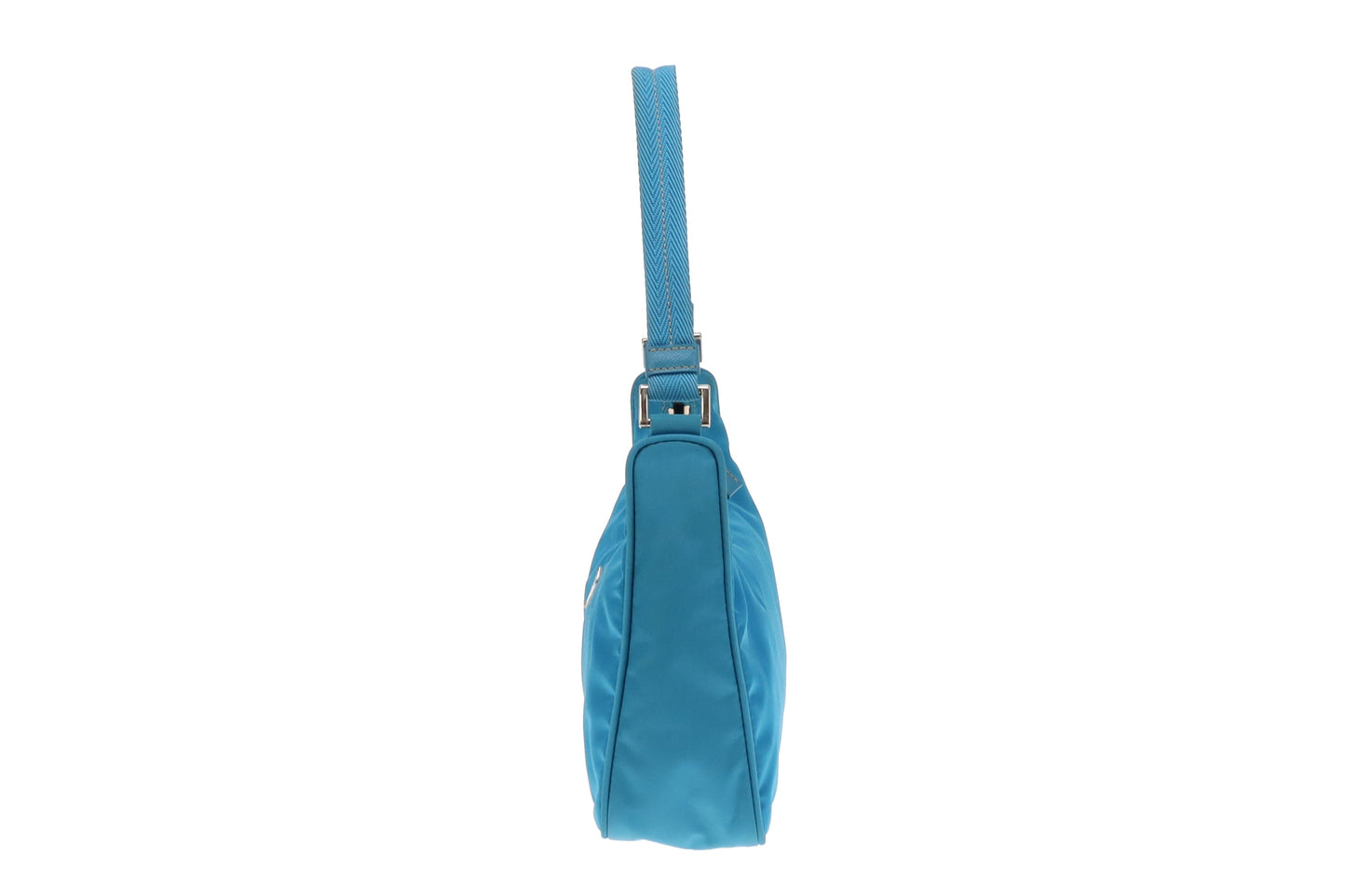 Prada Turquoise Nylon Vintage Shoulder Bag