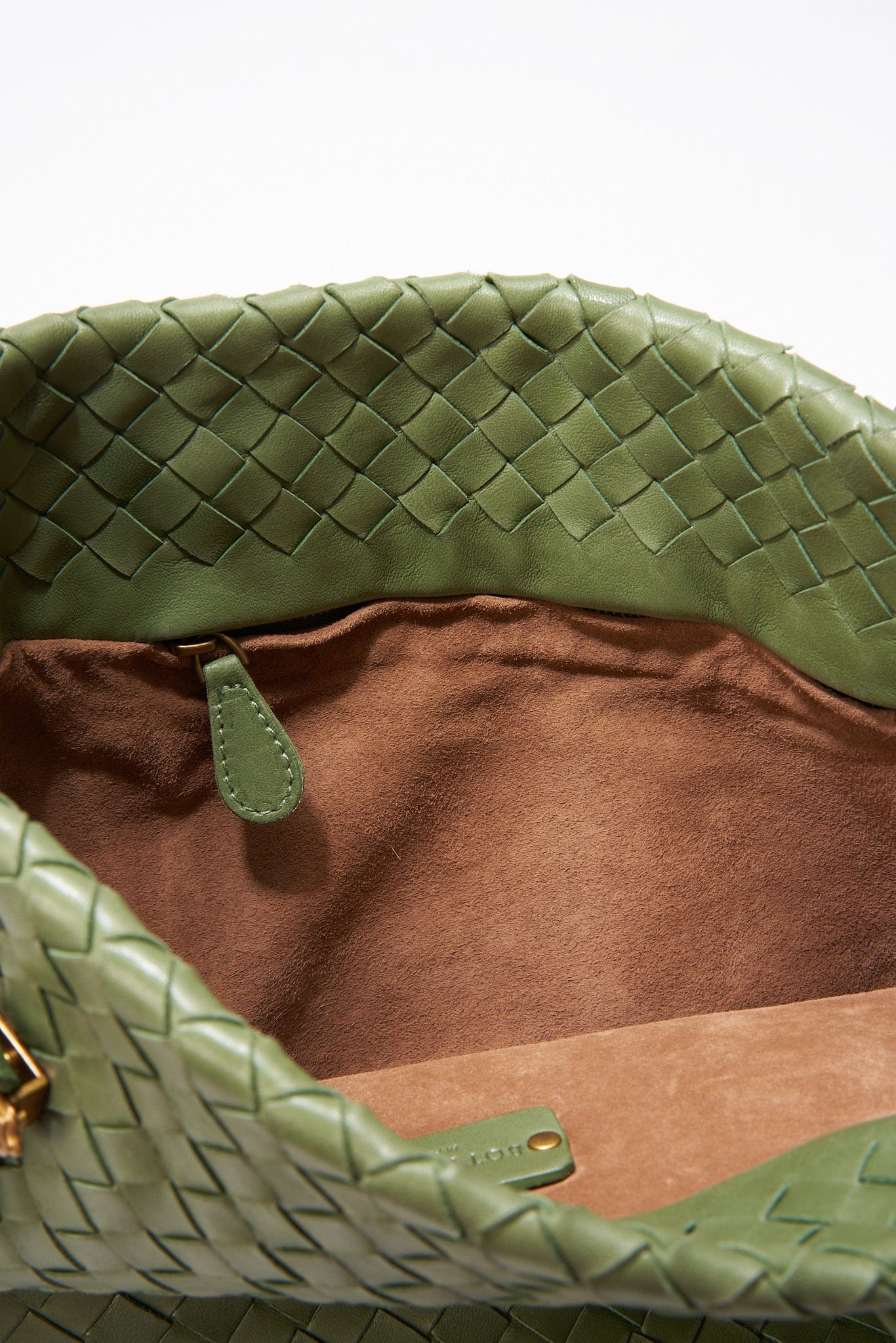 Bottega Veneta Intrecciato Leather Tote - Green