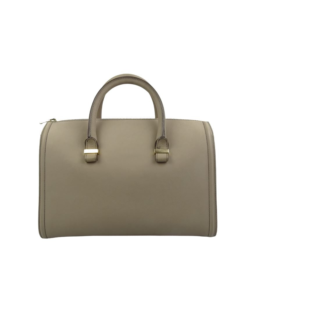 Victoria Beckham Victoria Mini Tote Buffalo/Suede Cement GH