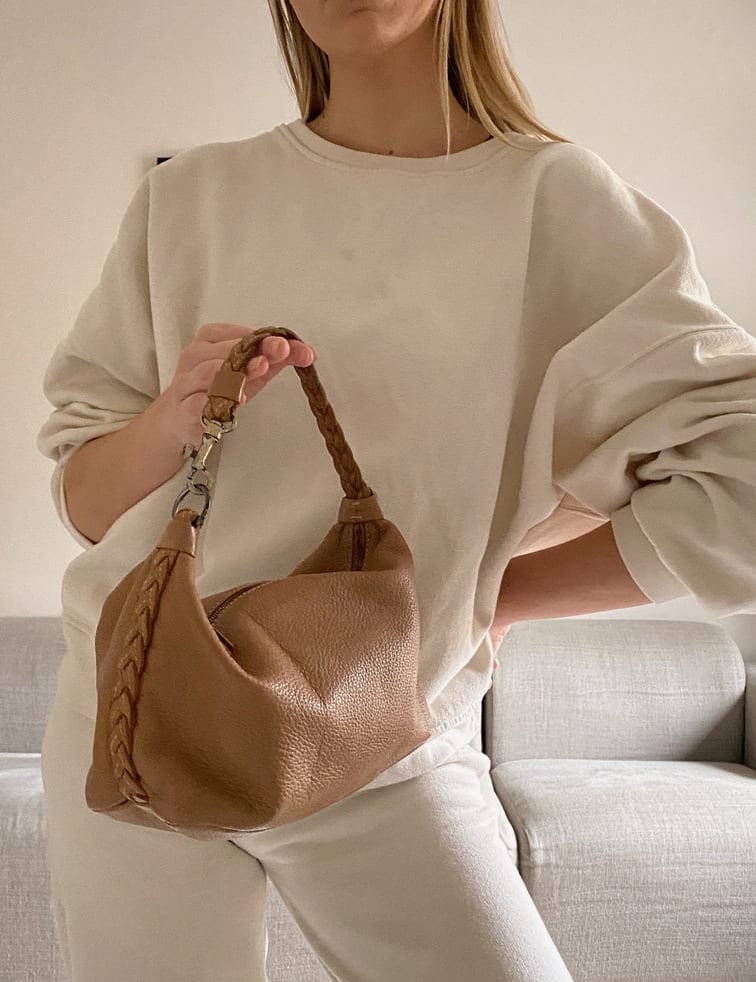 Bottega Veneta Tan Shoulder Bag