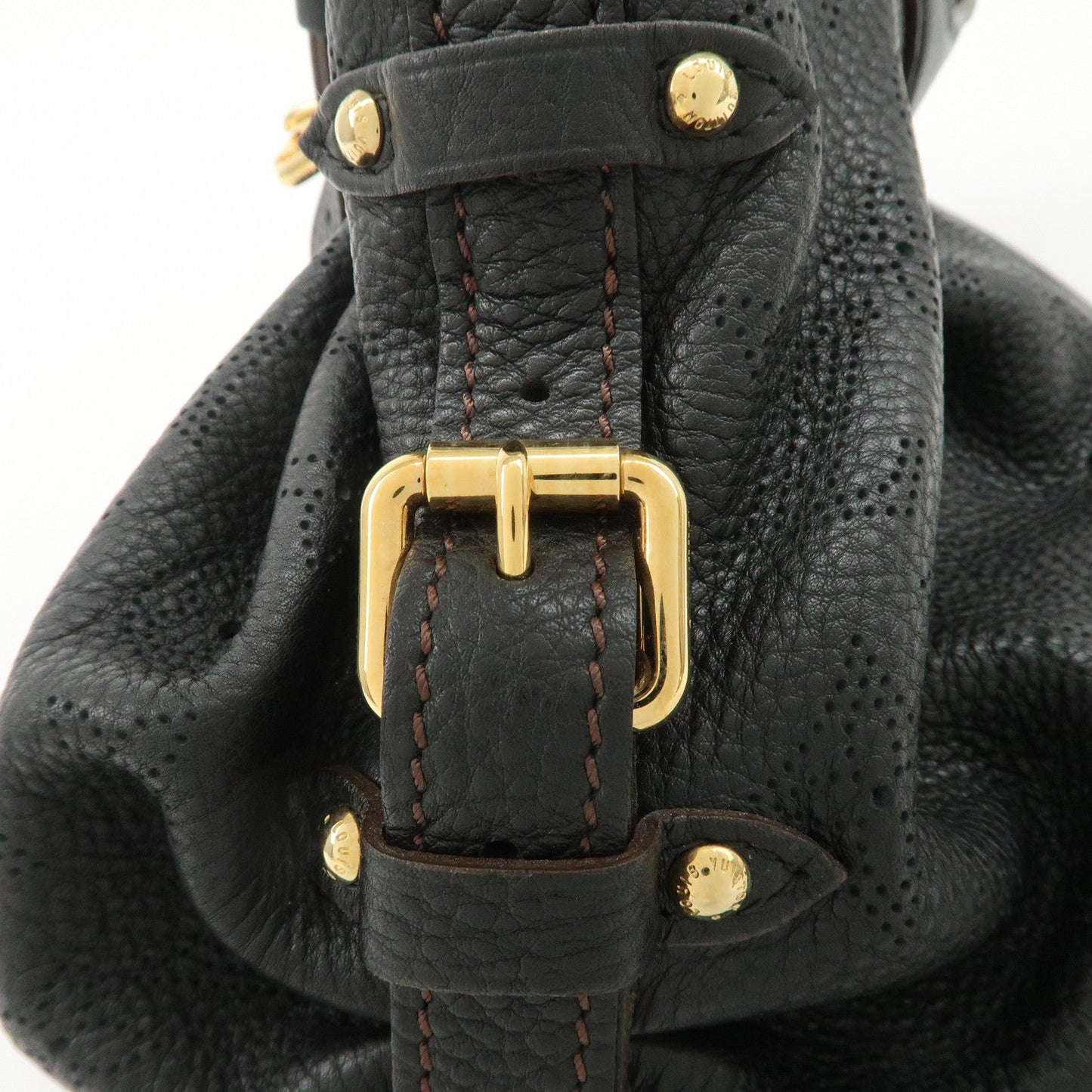 Louis Vuitton Monogram Mahina XS Shoulder Bag Black M95660