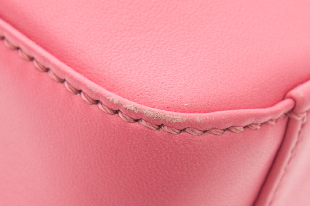 Fendi Pink & Blue Mini Peek-A-Boo Handbag