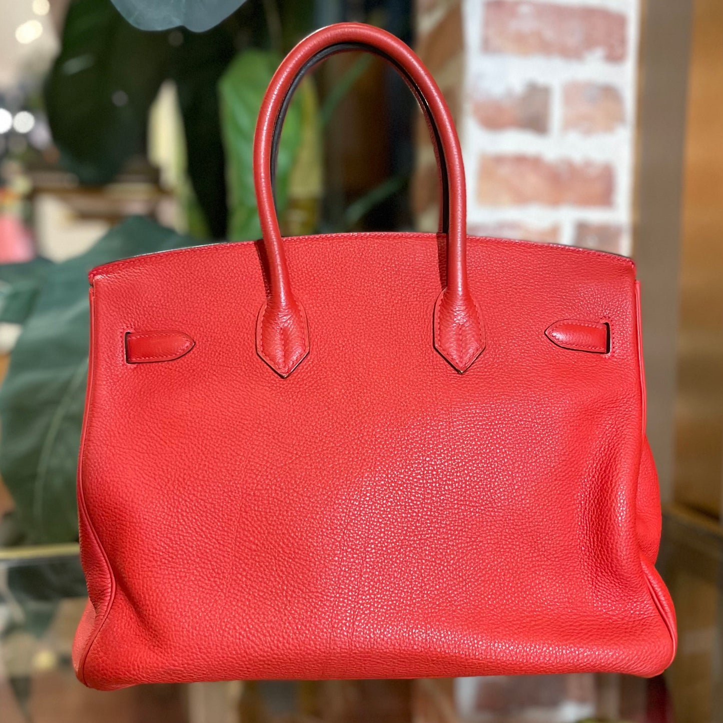 HERMES Birkin 35 Rouge Casaque Togo