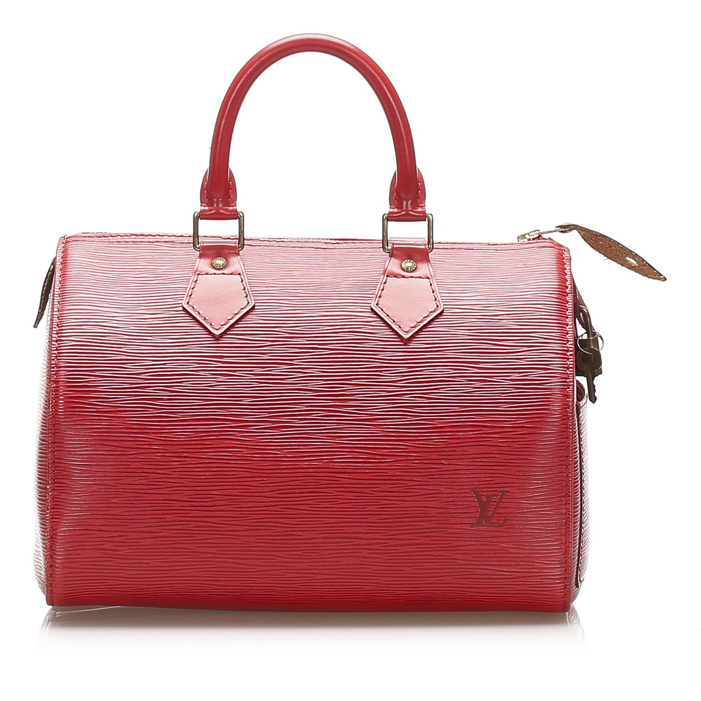 Louis Vuitton Red Epi Speedy 25 VI1924