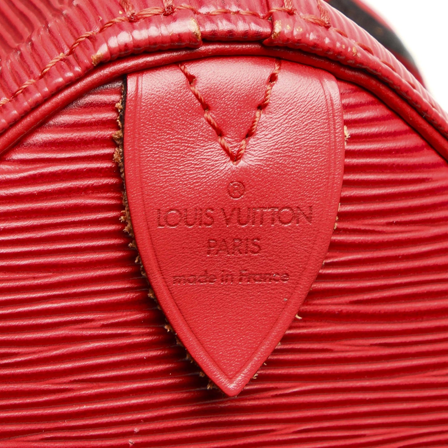 Louis Vuitton Red Epi Speedy 25 VI1924