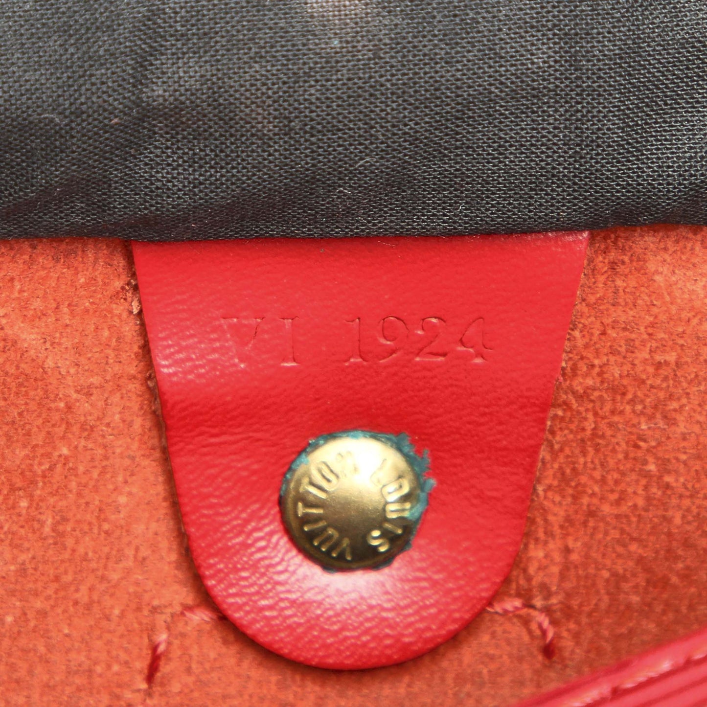 Louis Vuitton Red Epi Speedy 25 VI1924