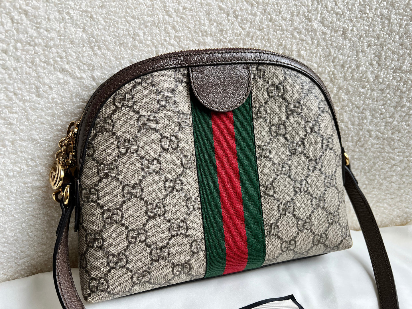 Gucci Ophidia GG Supreme Rounded Top Shoulder Bag (RRP £1,340)